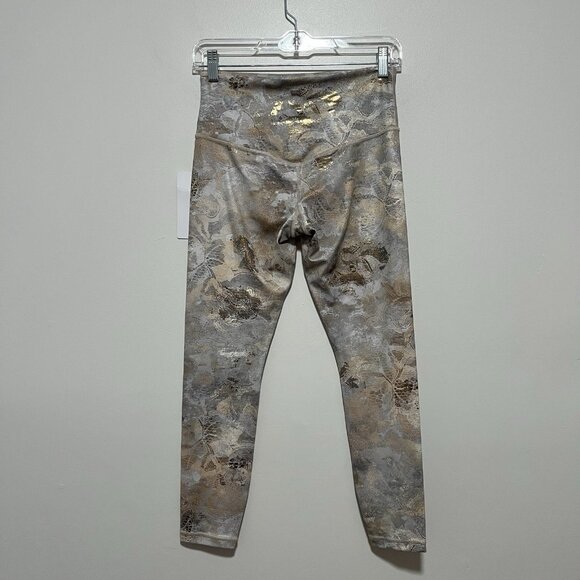 Athleta NWT Elation Gilded‎ Tight Leggings in Gold Size Small SP - Picture 5 of 8